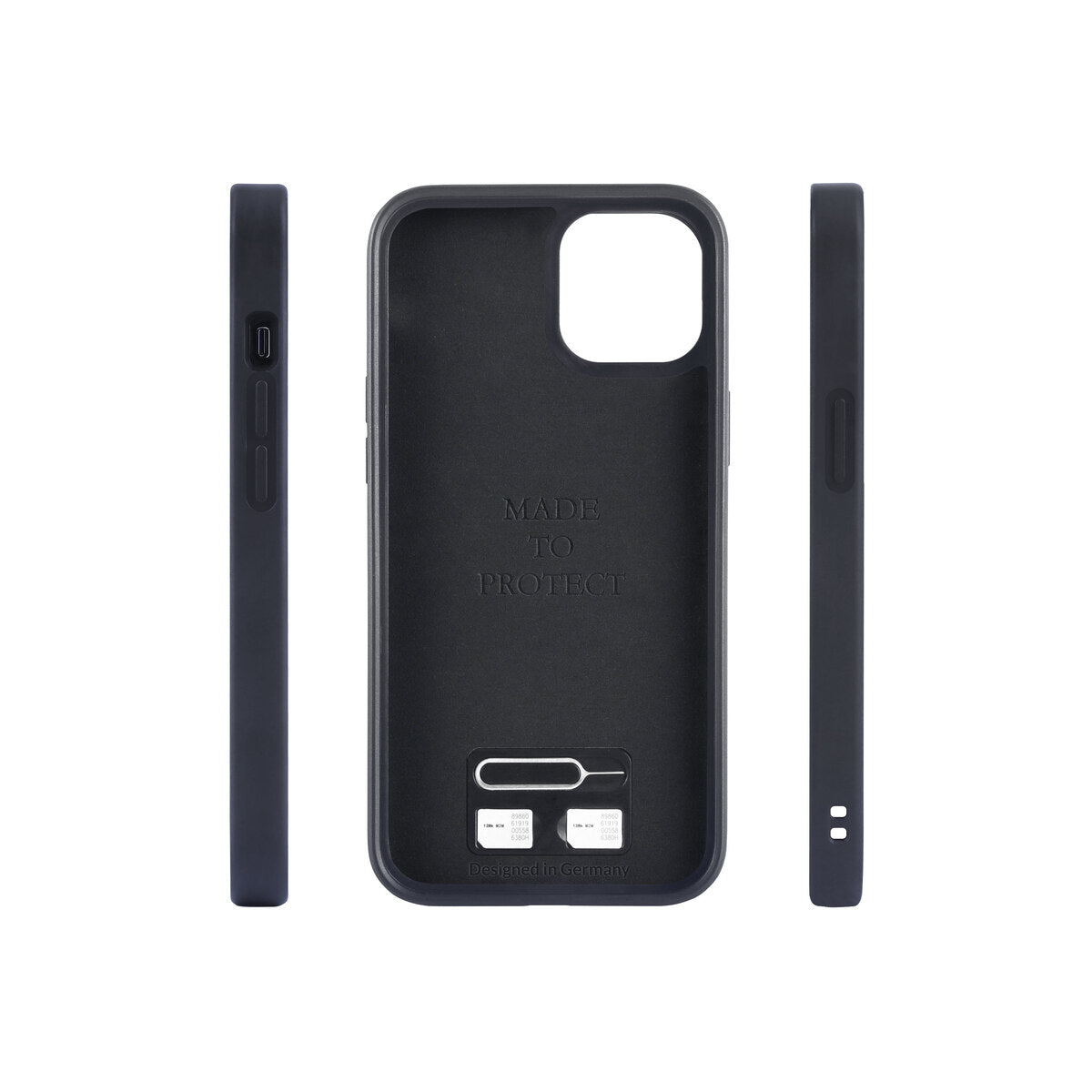 Woodcessories Bumper Case MagSafe for iPhone 13 - Camo Gray / Real Slate Stone