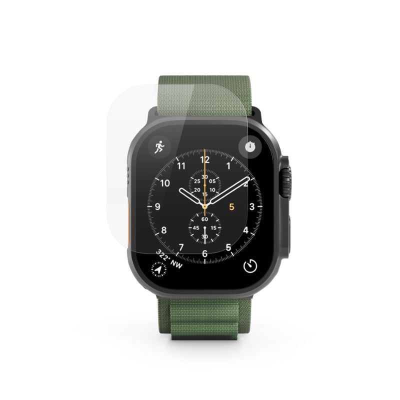 Ochranné sklo Epico SlimCeramic Glass 3D pre Apple Watch Ultra (49mm) - s jednokrokovým aplikátorom