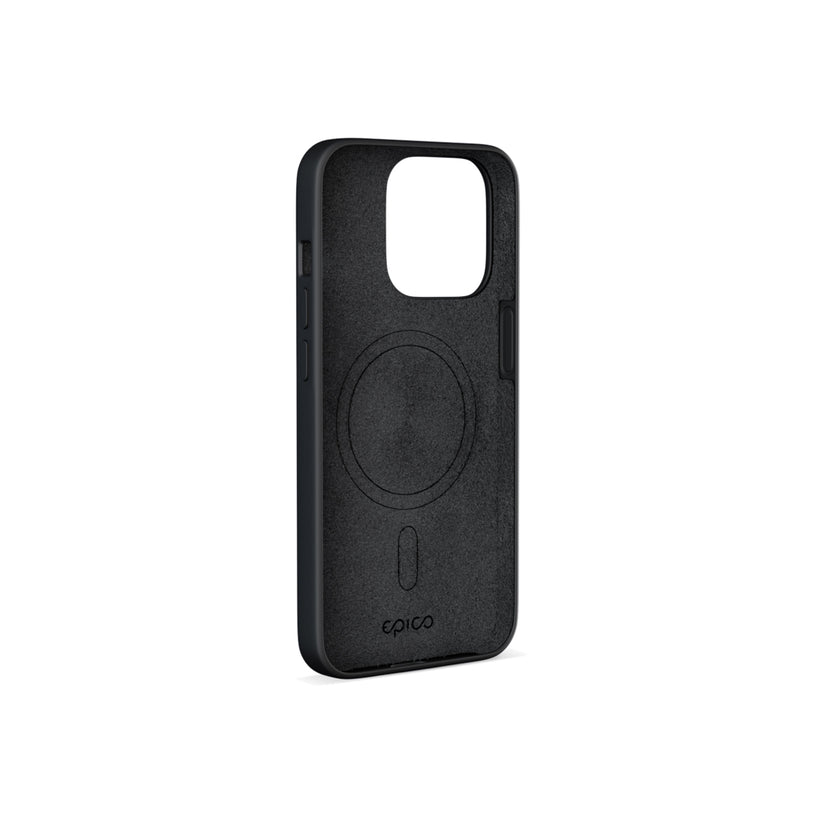EPICO Silicone Magnetic Case - MagSafe compatible - iPhone 14 Pro Max - Čierna