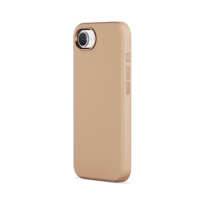 Kryt pre iPhone 16e/17e Epico Silicone Pro Mag+ Case - púštny titán