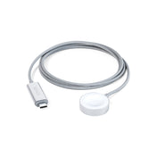 EPICO USB-C Fast Magnetic Charger pre Apple Watch 1.2m - Strieborná
