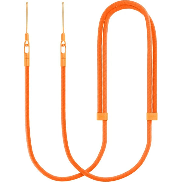 Nastaviteľný popruh na iPhone Spello Rope Crossbody – oranžový