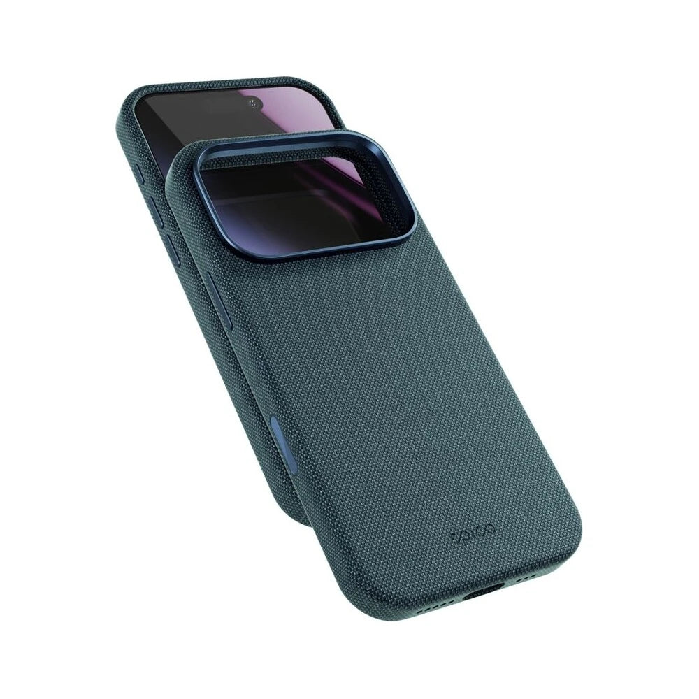 Epico SolidWoven Pro Mag+ puzdro pre iPhone 17 Pro + ochrana kamier - modrý - iSTYLE.sk