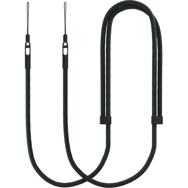 Nastaviteľný popruh na iPhone Spello Rope Crossbody – čierny