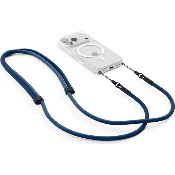 Nastaviteľný popruh na iPhone Spello Rope Crossbody – sivý