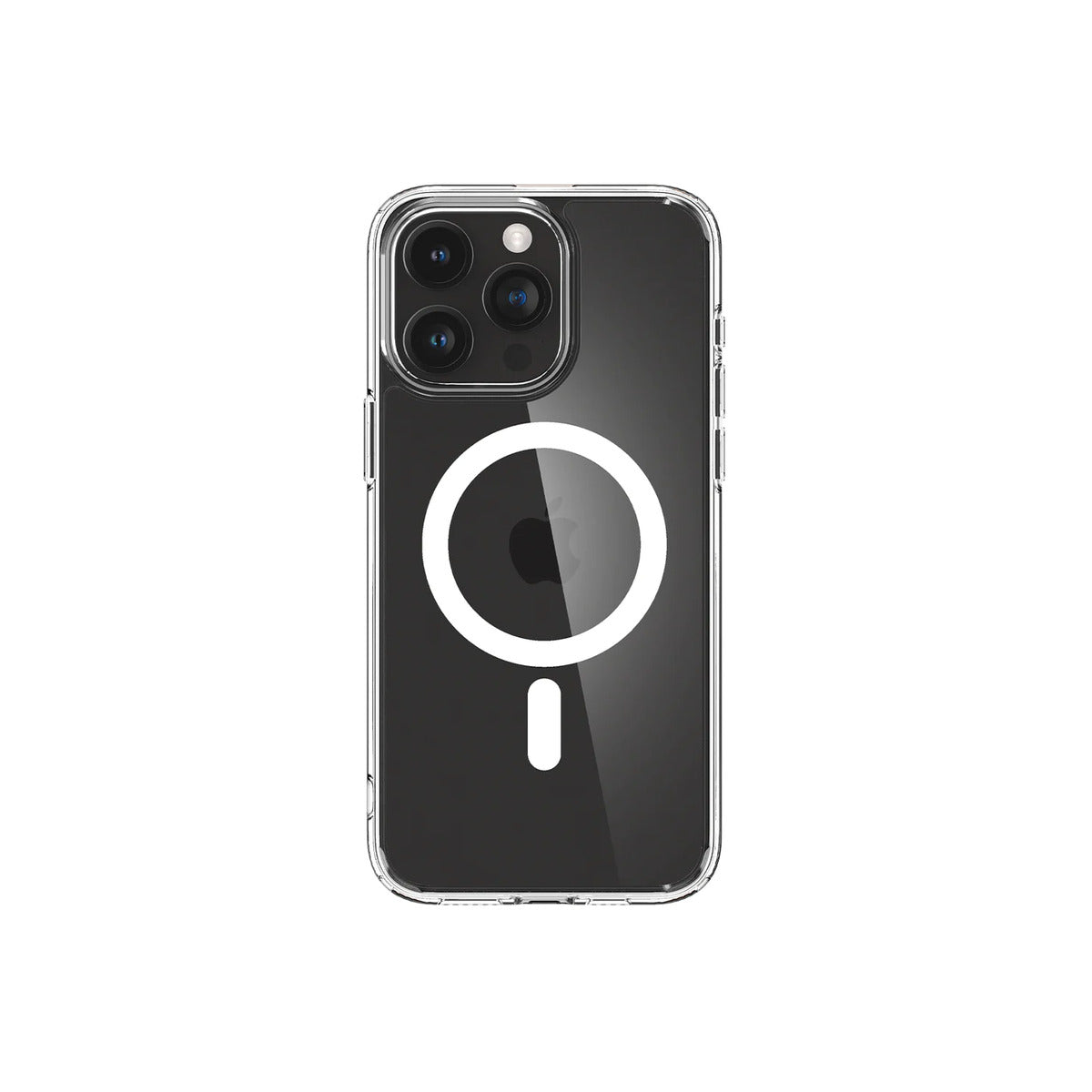 Spigen Crystal Hybrid MagSafe, white - iPhone 15 Pro