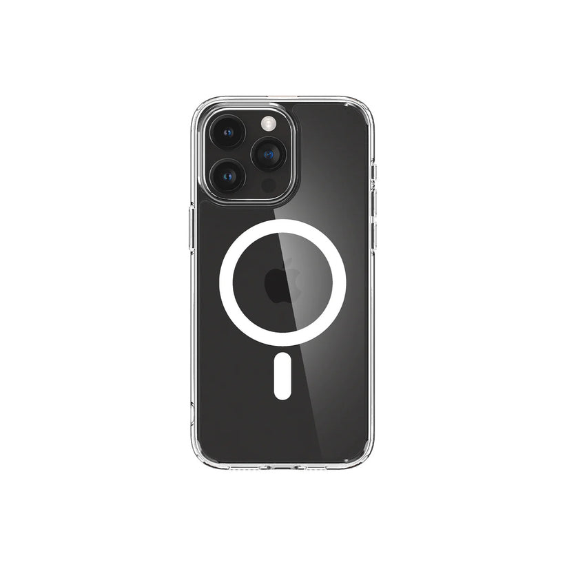 Spigen Crystal Hybrid MagSafe, white - iPhone 15 Pro