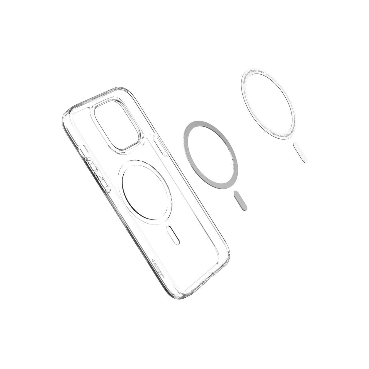 Spigen Crystal Hybrid MagSafe White - iPhone 14 Pro Max