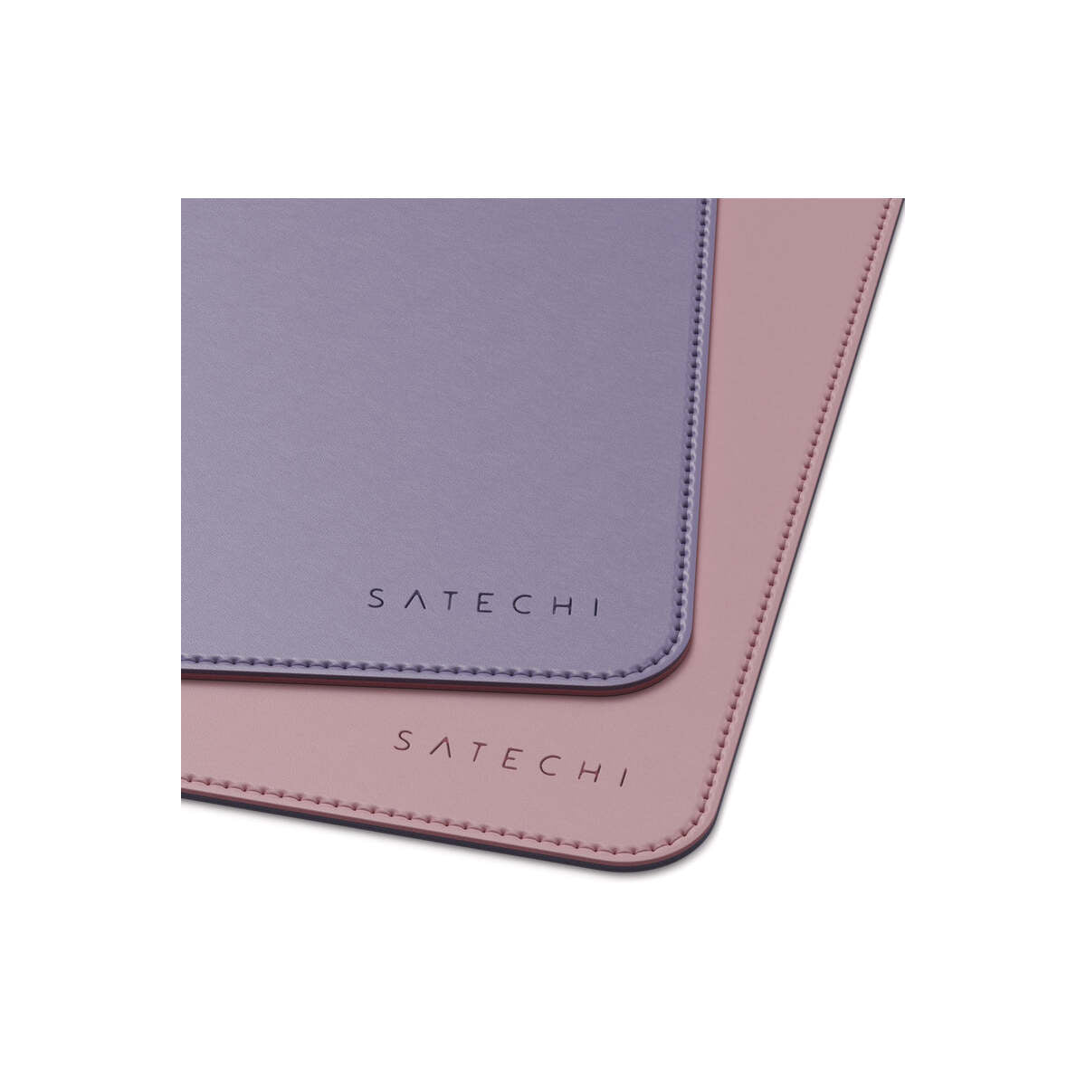 Satechi dual sided Eco-leather Deskmate - Pink/Purple