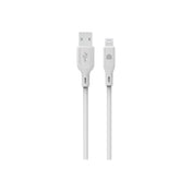 Dviced Kábel USB - A na Lightning silikón 1,25m - Biely