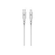 Dviced Kábel USB - C na Lightning silikon 1,25m - Biely