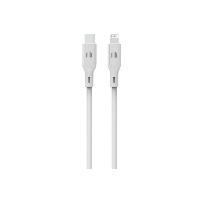 Dviced Kábel USB - C na Lightning silikon 1,25m - Biely