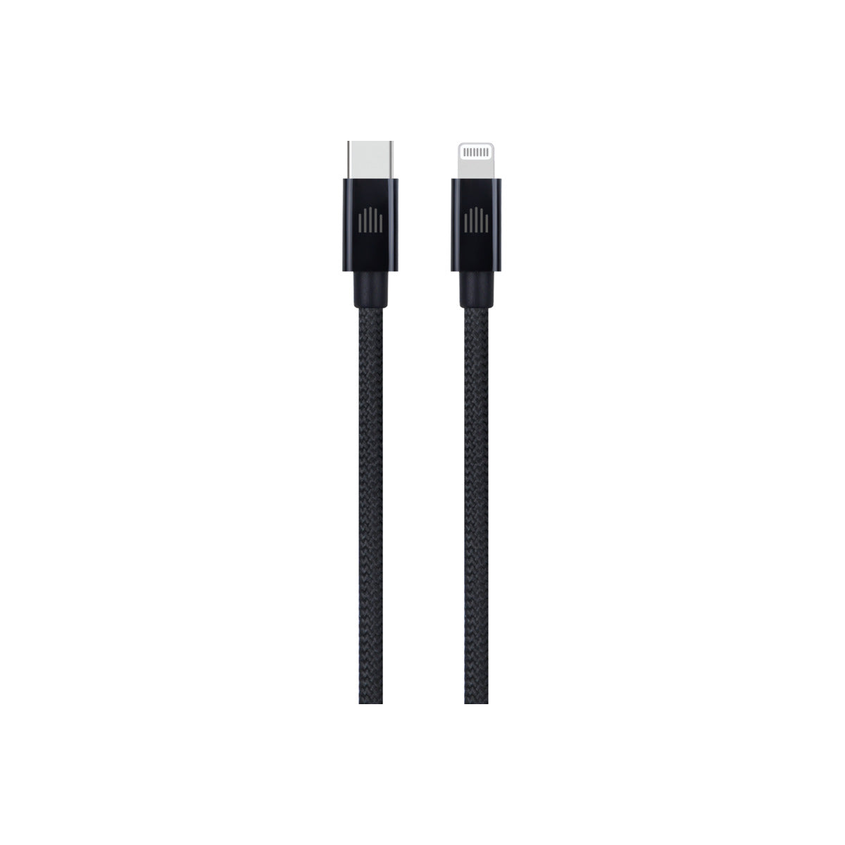 Dviced Kábel USB - C na Lightning Nylon Textile 0,25 m - Čierny