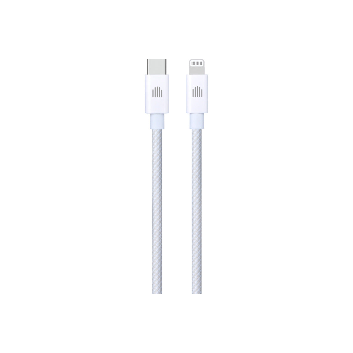 Dviced Kábel USB - C na Lightning Nylon Textile 1,25m - Biely