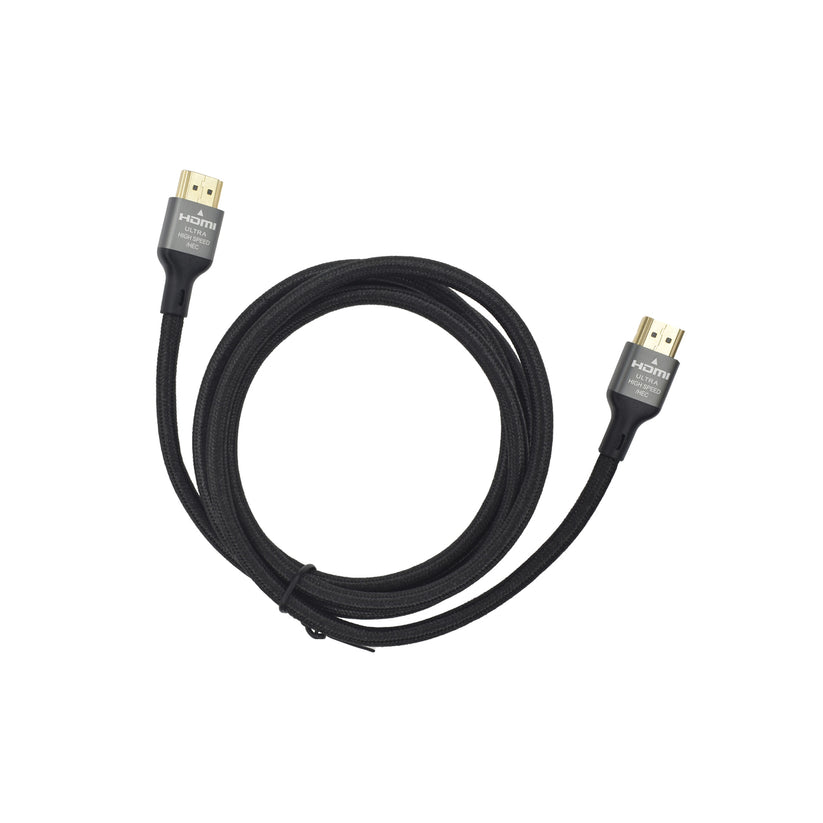 Dviced HDMI kábel pletený 1,5 m - čierny