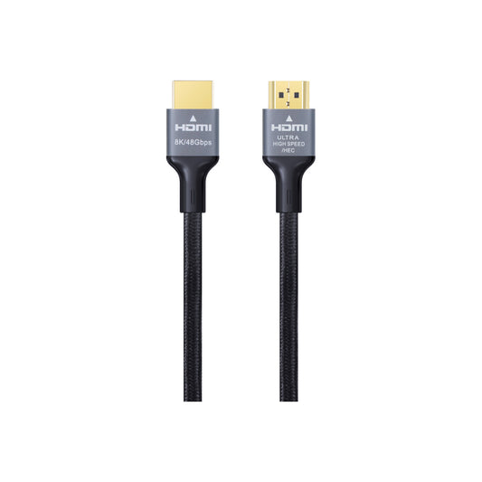 Dviced HDMI kábel pletený 1,5 m - čierny