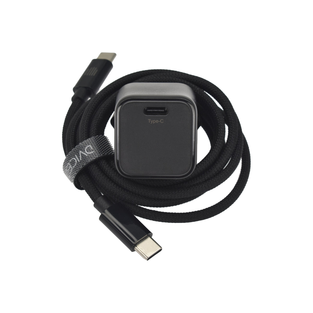 Dviced Nástenná nabíjačka, kábel 30W GaN C EU - Black