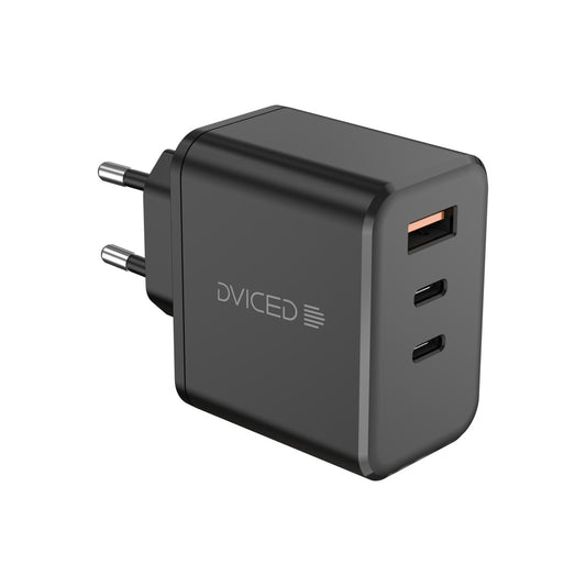 Dviced Nástenná nabíjačka 140W GaN 2C1A EU - Čierna