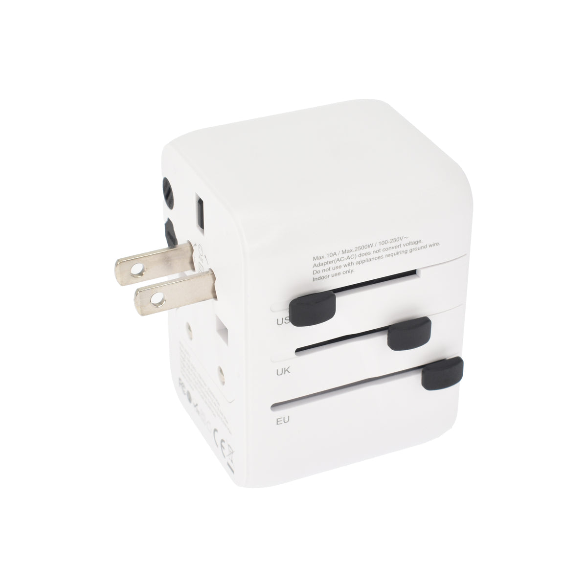 Dviced Univerzálny cestovný adaptér 28W - biela