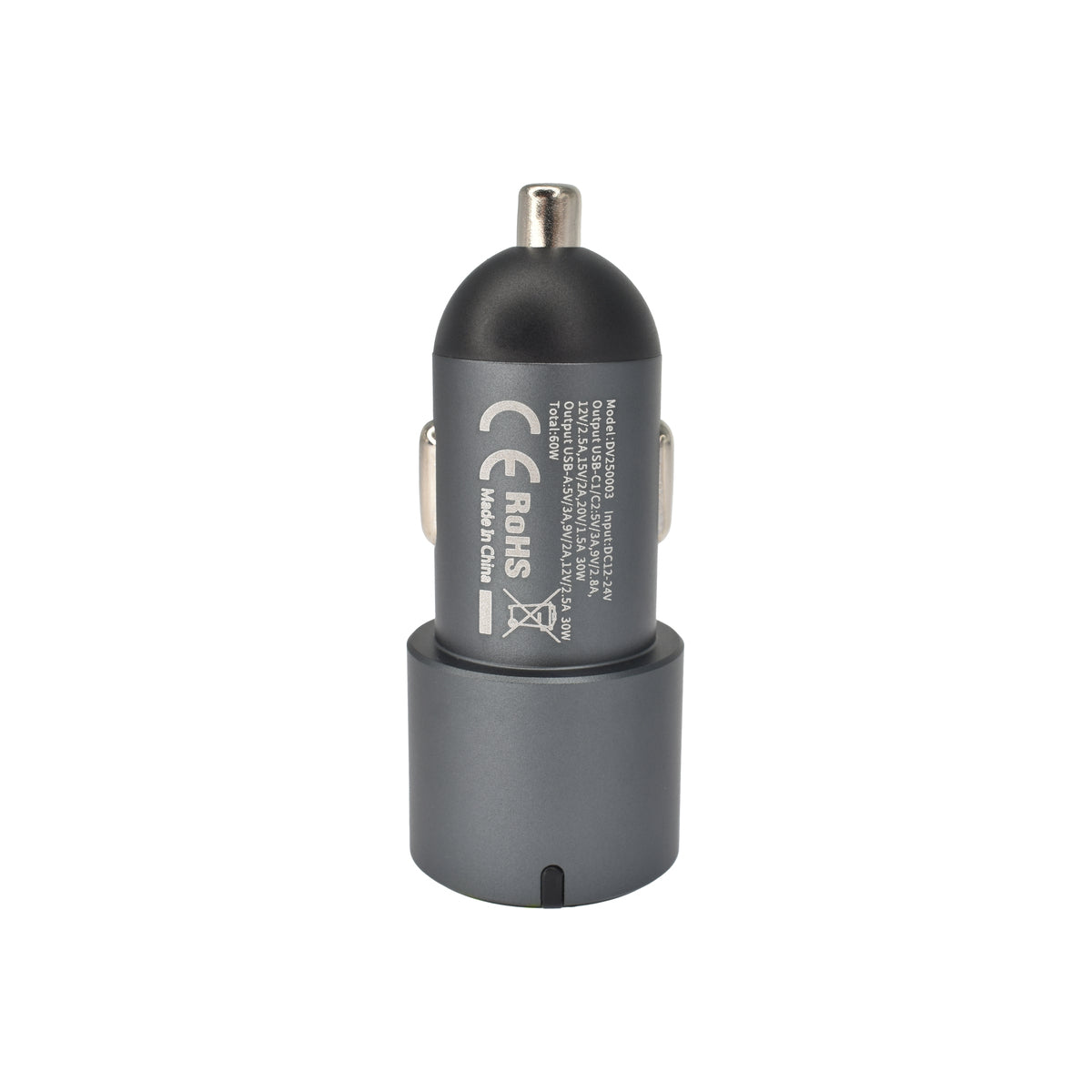 Dviced Autonabíjačka 60W 2C1A - šedá
