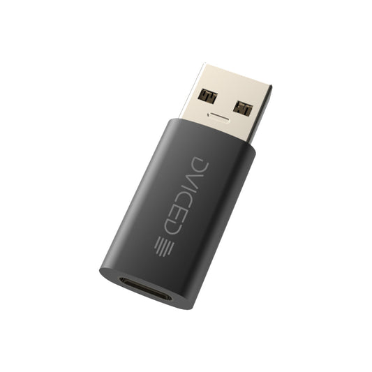 Adaptér Dviced USB A-Typ C – čierny