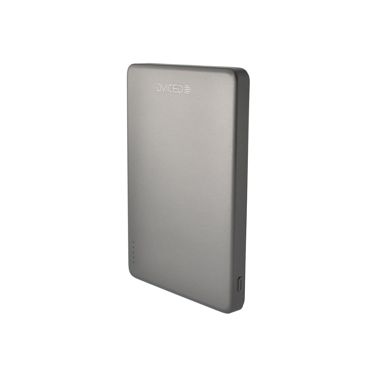 Dviced Ultratenká power banka 5000mAh - čierna/sivá