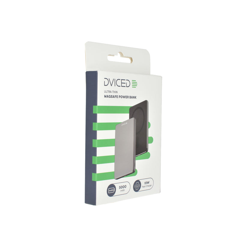 Dviced Ultratenká power banka 5000mAh - čierna/sivá