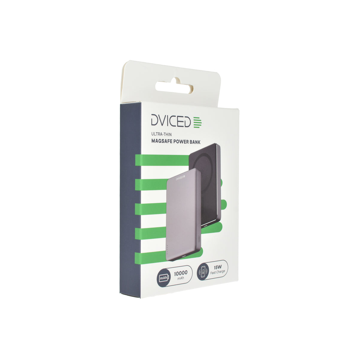 Dviced Ultratenká power banka 10000mAh - čierna/sivá