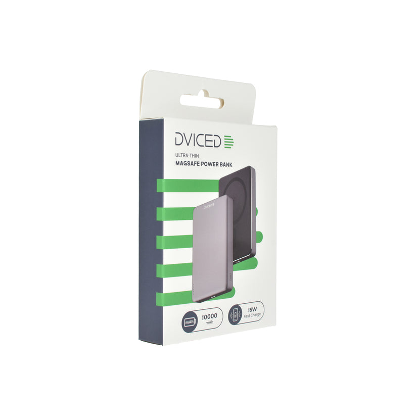 Dviced Ultratenká power banka 10000mAh - čierna/sivá