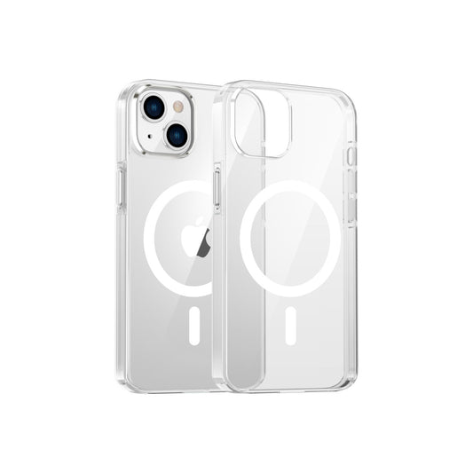 Puzdro Dviced Magsafe iPhone 15 číre - Biele
