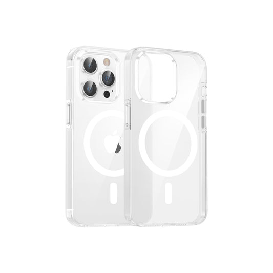 Puzdro Dviced Magsafe iPhone 15 Pro číre – biele