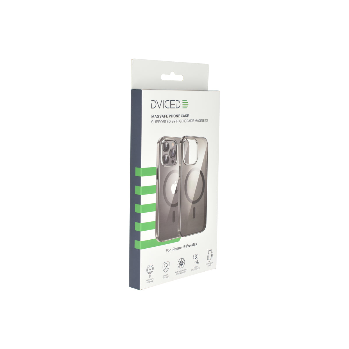 Puzdro Dviced Magsafe iPhone 15 Pro Max číre – čierne