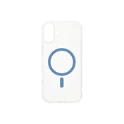 Dviced Magsafe iPhone 16 priehľadné puzdro - modré