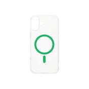 Dviced Magsafe iPhone 16 priehľadné puzdro - zelené