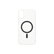 Dviced Magsafe iPhone 16 priehľadné puzdro - čierne