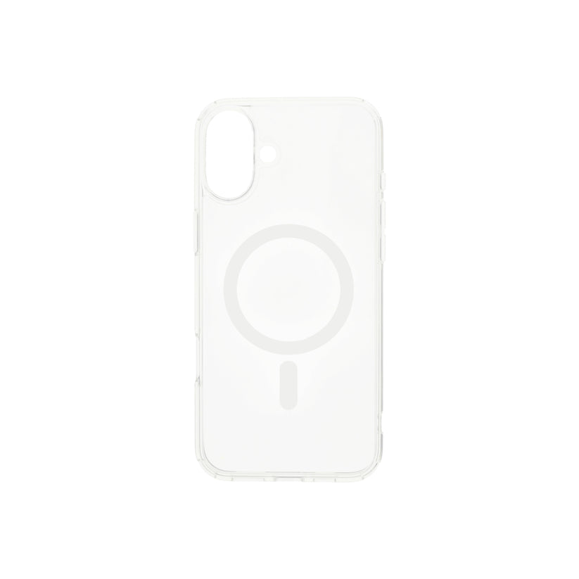 Dviced Magsafe iPhone 16 priehľadné puzdro - biele