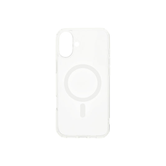 Dviced Magsafe iPhone 16 priehľadné puzdro - biele