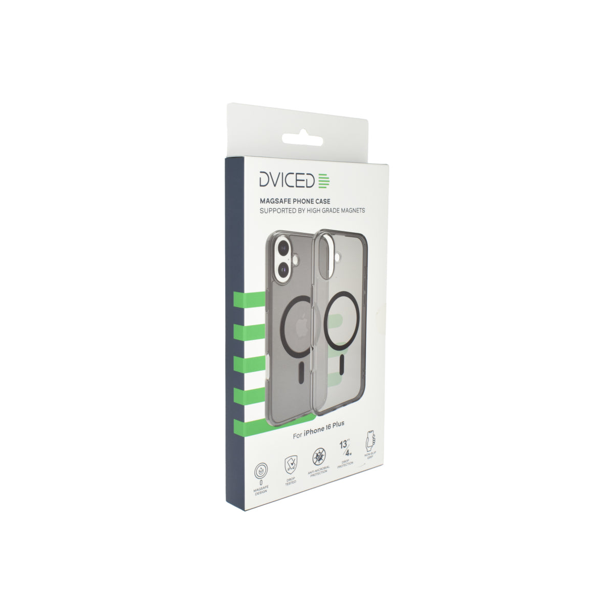Dviced Magsafe iPhone 16 Plus dymové puzdro - čierne