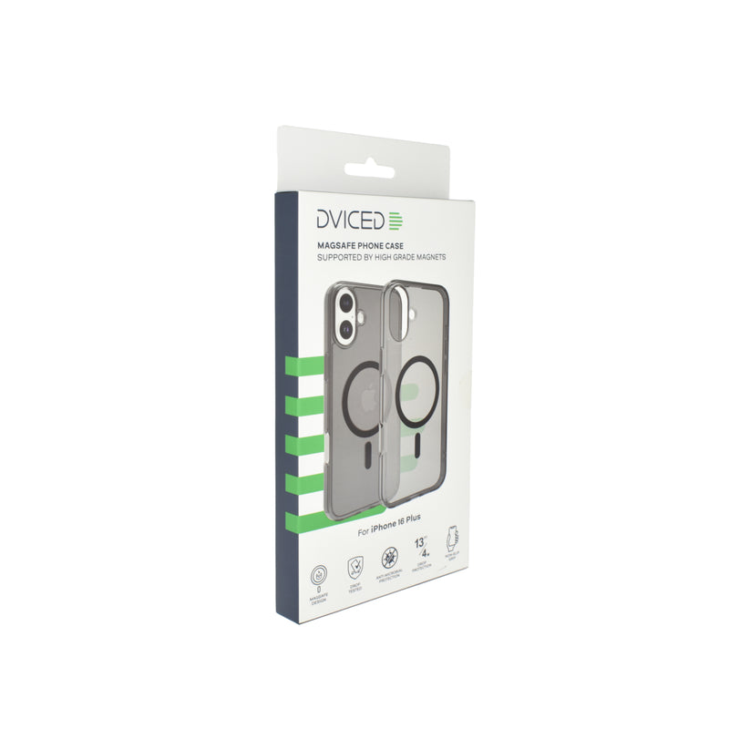 Dviced Magsafe iPhone 16 Plus dymové puzdro - čierne