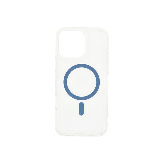 Priehľadné puzdro Dviced Magsafe iPhone 16 Pro – modré
