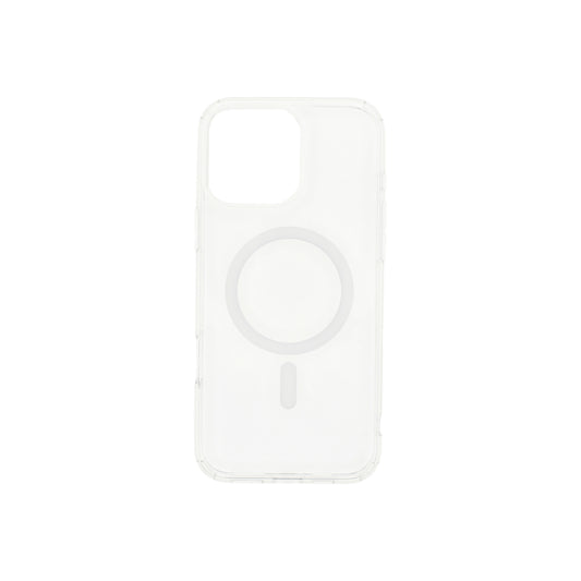 Priehľadné puzdro Dviced Magsafe iPhone 16 Pro – biele