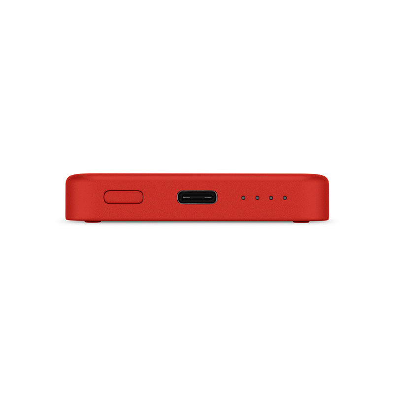 Magnetická bezdrôtová powerbanka Epico 4200 mAh - červená