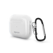 Epico Transparent Cover Airpods 3 - Biela transparentná