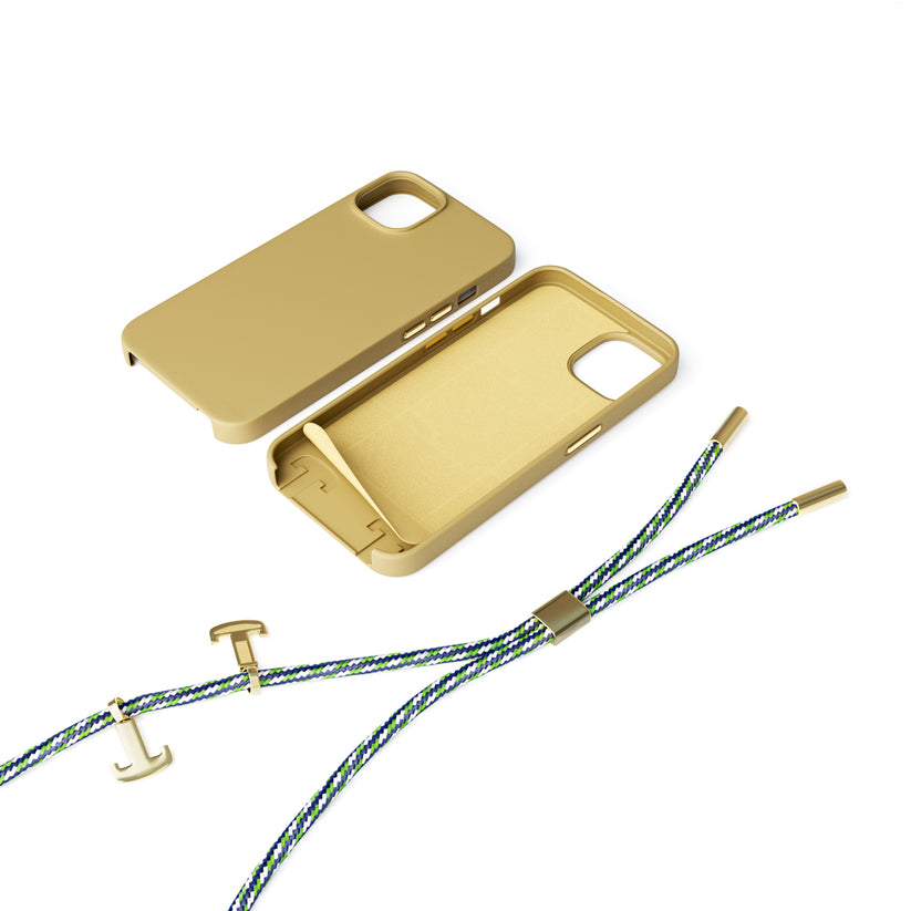EPICO Silicone Necklace Case  iPhone 13 / 14 (6,1) - sand