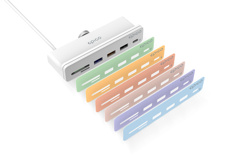 Epico USB-C 7in1 iMac Hub - Biela
