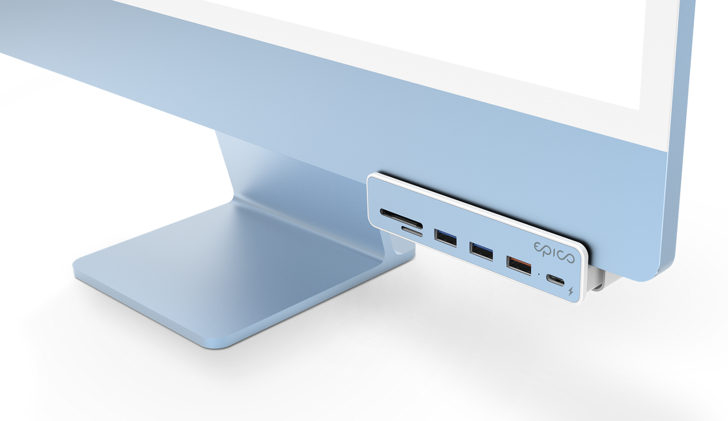 Epico USB-C 7in1 iMac Hub - Biela