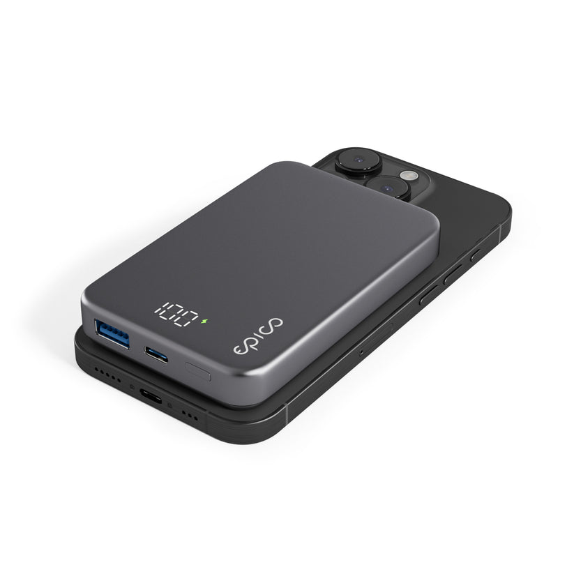 Epico Mag+ Aluminium Power Bank Battery Capacity 10 000mAh - Space Grey