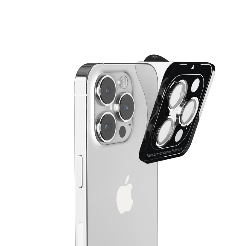 ISTYLE ALUMINIUM LENS PROTECTOR FOR APPLE IPHONE 16 PRO / 16 PRO MAX - BLACK