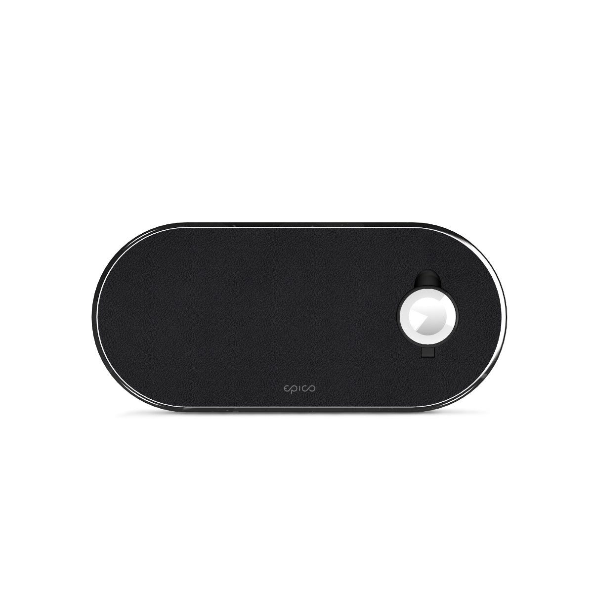 Epico Wireless Charging Base 3in1 čierna PU koža- space grey základňa