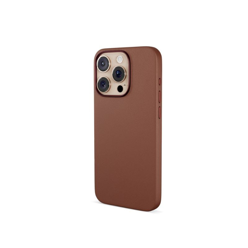 Kryt pre iPhone 16 Pro Epico Leather Pro Mag+ Case - hnedý